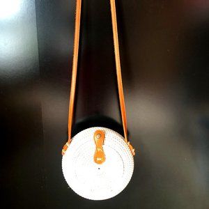 Rattan Straw Shoulder Bag